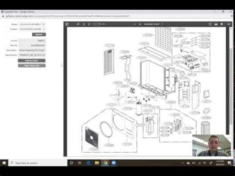 Finding Exploded View in LG's GSFS Portal .